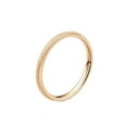 thumbnail image 1 of HIJONES Unisex Frosted Brushed Ring for Men Women Stainless Steel Statement Couples Promise Wedding Band Rose 2mm Gold Size 9, 1 of 6