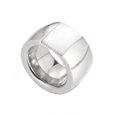 thumbnail image 1 of HIJONES Women's Gemstone Ring Stainless Steel Engagement Band Ring Silver Plated White Size 7, 1 of 2