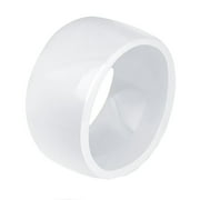 HIJONES Womens 11mm Ceramic Ring Personalized Band Ring Jewelry White Size 7