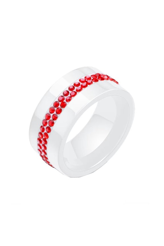 Women's Rings Personalized Band Ring Jewelry Red Size 9