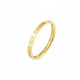 thumbnail image 1 of HIJONES Women's Stainless Steel Simple Love Heart Stackable Thin Ring Light Luxury Jewelry Gold Size 10, 1 of 6