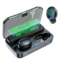 HIKE TWS F9 Wireless Earbuds Bluetooth 5.0 Headset Smart Touch Earphones HIFI Stereo In-Ear Earphones with Mic for Gaming/Sports/Music Compatible with IOS Android