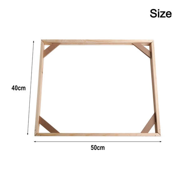 HIKVEX 40X50cm Diy Frame for Canvas Paintings Wooden Photo Frame Family Artistic Photo Oil Painting Frames Home Wall Decoration 40*50cm