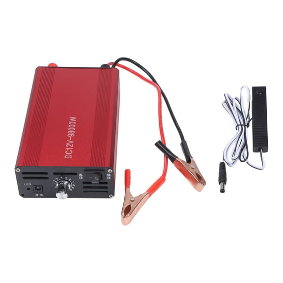 HIKVEX 98000W Pure Sine Wave Power Inverter 12V Dc to 110V 220V Ac Converter with Overload Protection Silent Cooling for Car Boat Rv Ca A
