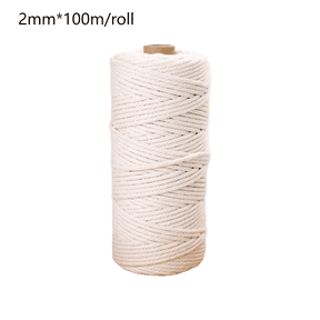 HIKVEX Bohemian Cotton Rope Diy Craft Macrame Hanging Tapestry String for Handmade B