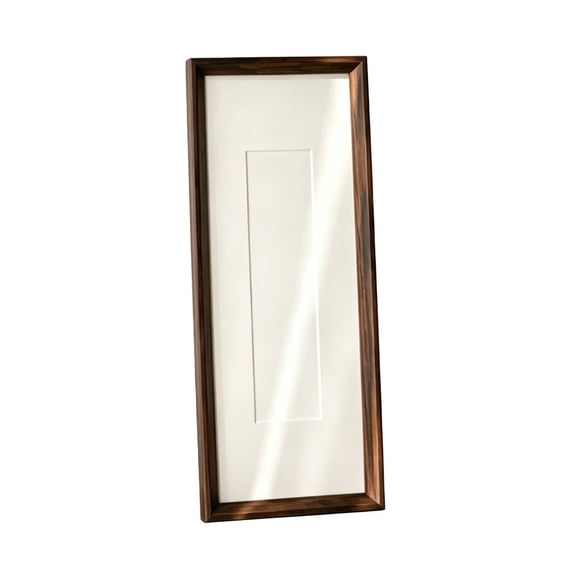 HIKVEX Elegant Solid Wood Photo Frame in Walnut Finish for Decor A