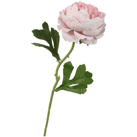 HIKVEX Single Stem Artificial Peony Silk Flower for Home Office for Wedding Decoration Pink