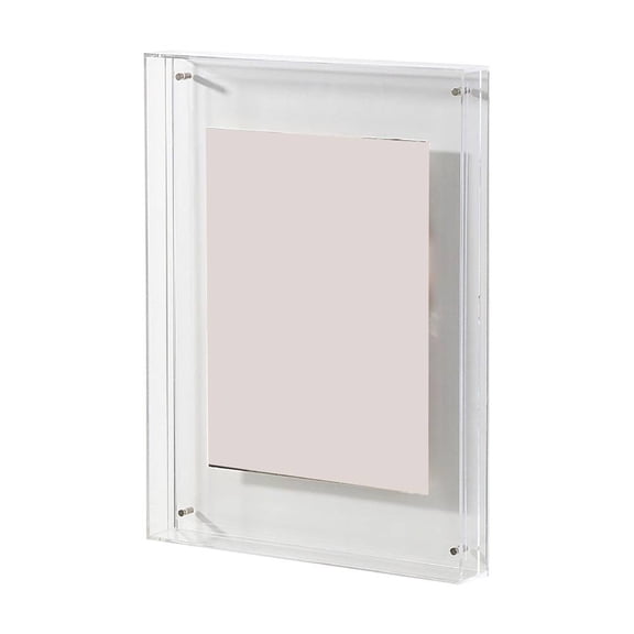 HIKVEX Stylish Transparent for Acrylic Photo Frame for Diy Decor Transparent