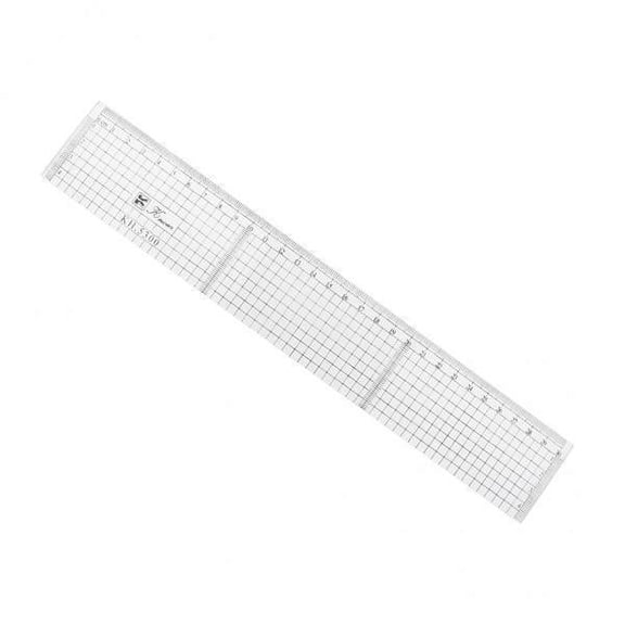 HILABEE 2-4 pieces Clear Acrylic Drawing Grid Ruler Template for Drawing Anime Supplies 2 Pcs