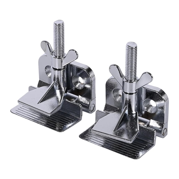 HILABEE 2 Pieces Frame Hinge Clamp Silk Screen Printing Clamp Butterfly Hinge Clamp Frame Mounting Clamp Chrome Plated Reliable Performance Reusable Tool Suitable for Tabletop Printing 8.4cmx6cm