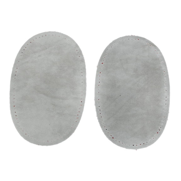 HILABEE 2 Pieces Knee Patches, Iron Pads to Your Clothes and Repair of Trousers, Jackets, Sweaters, Shirts, Blouses, Easy to use , Grey