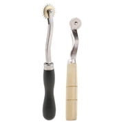 HILABEE 2 Pieces Pattern Tracer Tracing Wheel Needle Point Stitch Marker Dressmaker Tools