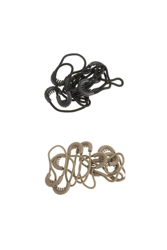 20 Pieces Zipper Pull Fixers End Lock Replacement Zip Cord Puller For Jacket Coat Bag Tan/Green