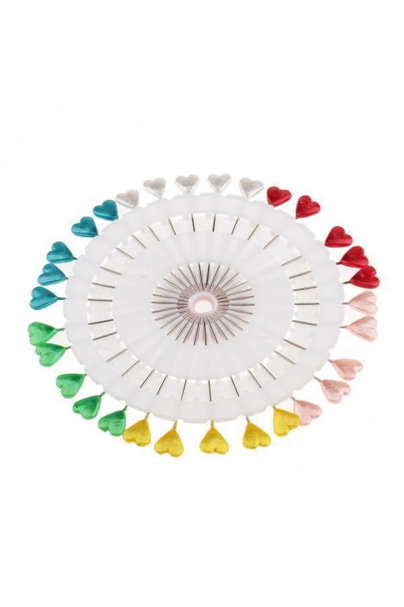 2x 30 Pieces Colorful Lear Head Shaped Hijab Pin Scarf Brooches Safety Pins Tailor Sewing Brooches Crafts