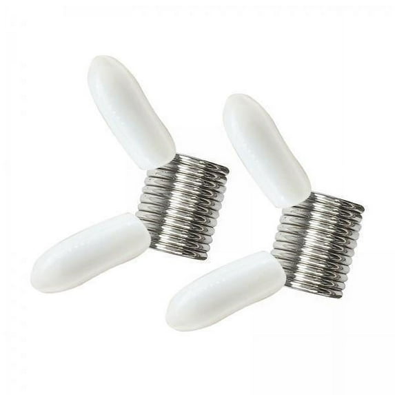 HILABEE 2x2x Bead Stoppers Bead Stopper Spring Tool Adult Bead Line End Bead Securing Tool Clamp Spring Clip for Jewelry Making Pendant , Multi, 2 Pcs