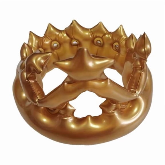 HILABEE 2xInflatable Crown Accessories Birthday Hat for Halloween Photo Props Dress up