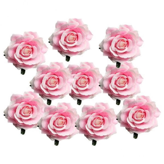 HILABEE 4x 10 Pieces Artificial Silk Flower Rose Buds Diy