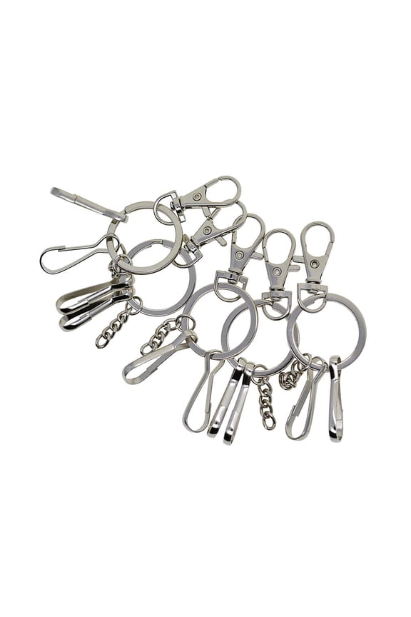 5 Piece Alloy Lobster Clasps Swivel Clips Snap Lanyard Hook Bag Key Ring Keyring Jewelry Making Findings