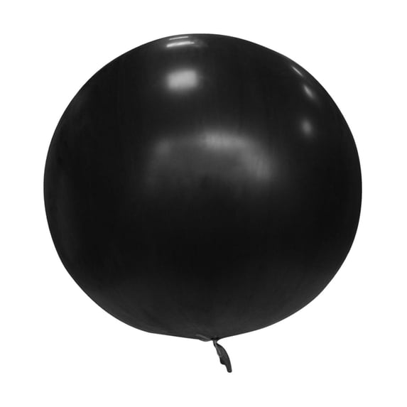 HILABEE 72 inch Large Balloon ,Latex Big Balloon ,Festivals Event Photo ,Anniversary Thick Oversized Balloon Jumbo Thicken Balloon black