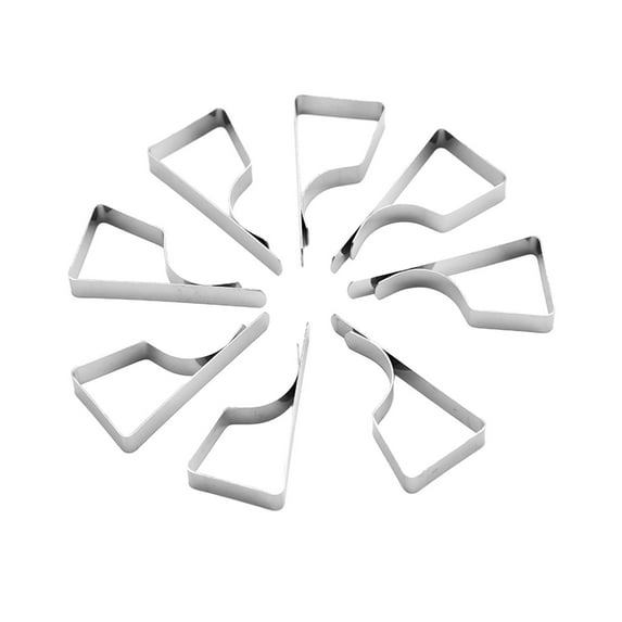 HILABEE 8Pcs Picnic Tablecloth Clips, Table Cloth Holders Durable Table Cloth Clamps for Indoor Table Outdoor Tables Restaurant Party