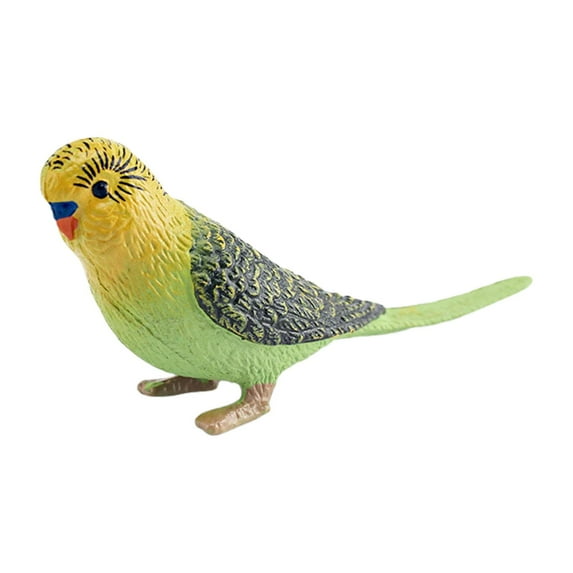HILABEE Bird Statue Ornament Animal Bird Figurine Collection Micro Landscape Desk Decoration Educational Toy for Shelf Farmhouse Yard Yellow