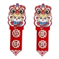 thumbnail image 1 of HILABEE Chinese New Year Couplets Spring Festivals Chunlian Housewarming Gift, Door Sign Window Sticker Decals for Wall Holiday Party C, 1 of 8