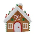 thumbnail image 1 of HILABEE Christmas Gingerbread House Village House for Holiday Fireplace Scene Layout Style A, 1 of 8