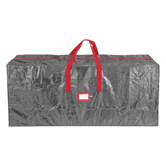 HILABEE Christmas Tree Storage Bag with Carrying Handles Transport Protection Container Durable Duffle Bags for Festivals Decorations L