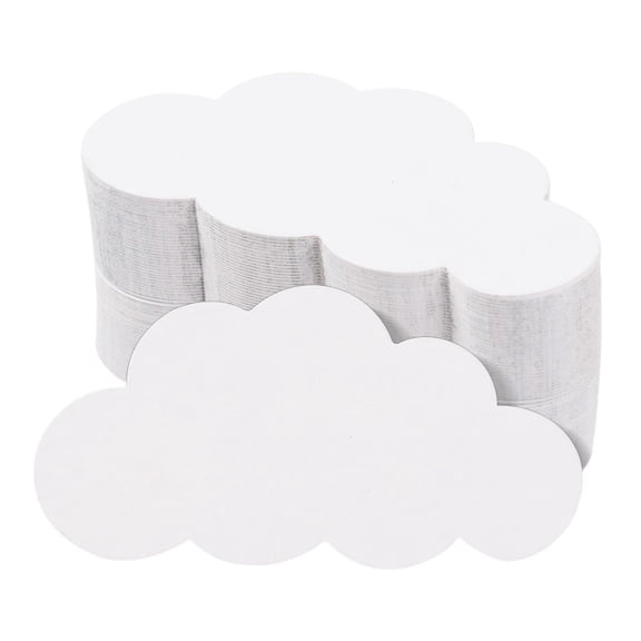 HILABEE Cloud Paper Cutouts Background DIY Craft for Bulletin Board White Board Wall 100Pcs