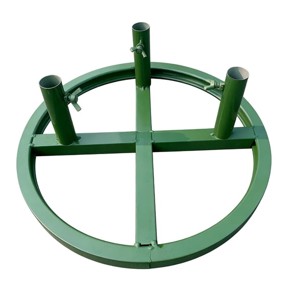 HILABEE Flower Pole Display Stand Base for floor standing displays with Floor Standing Base Flower Pole Display Stand for DIY Flower 3 Holes Flowers Holder Stand Party Anniversary Flower Green