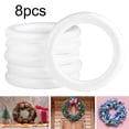 thumbnail image 1 of HILABEE Foam Wreath Rings Round Rings Desktop Flower Arrangement Foam Wreath Form Foam Circles for Holiday Valentines Day Home Easter 210MM, 1 of 7