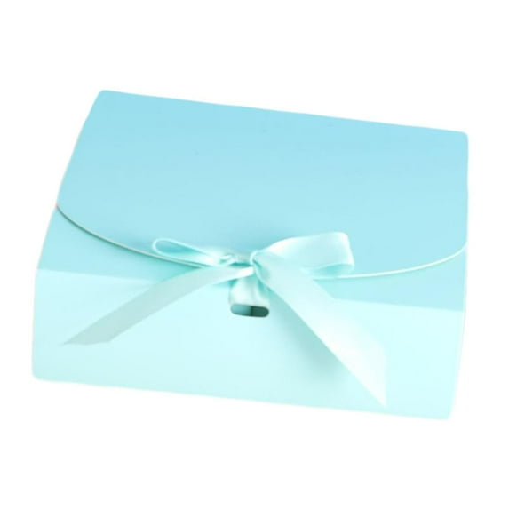 HILABEE Gift Box with Lid Bridesmaid Proposal Box Bakery Favor Box Treat Box Rectangle Paper Gift Box for , Blue