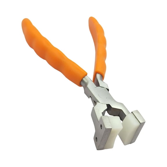 HILABEE Glass Running Pliers, Glass Cutting Tool, Hand Tool, Trimming Stainless Steel Glass Breaking Pliers for Stained Glass Work And Tiles