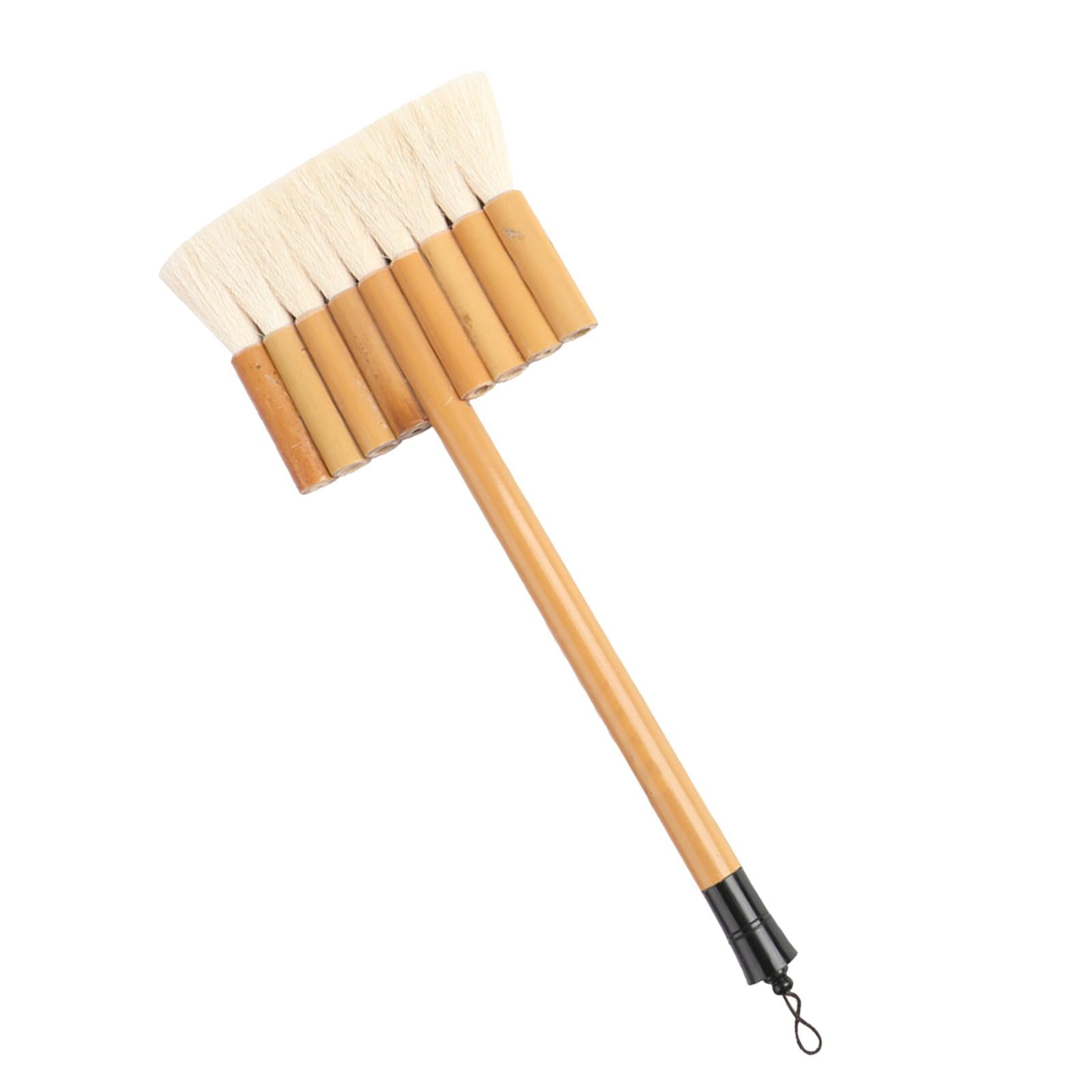 HILABEE Hair Hake Brush Flat Paint Brushes Hake Sturdy Reusable Sheep