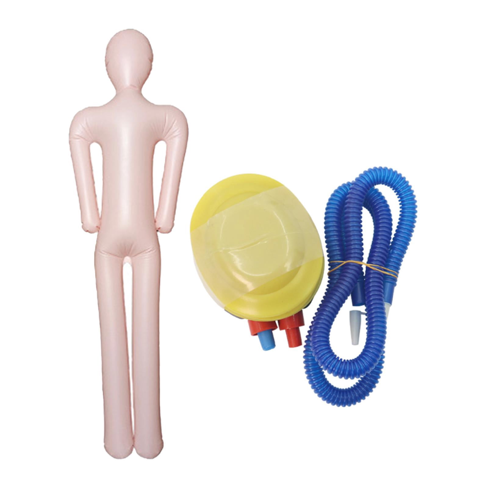 HILABEE Inflatable Body Mannequin Halloween Decoration Shop Scene Body ...