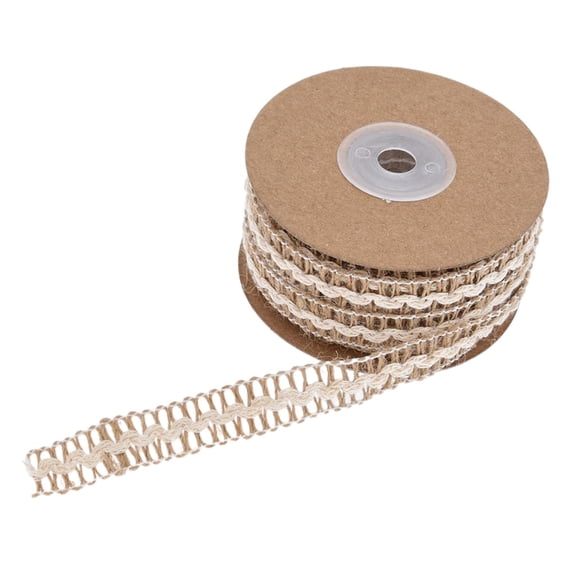 HILABEE Jute Burlap Ribbons Burlap Crafts Sewing Ribbon DIY hemps Cord String Twine for Wrapping Supplies Wedding Party Home Decorative , h400