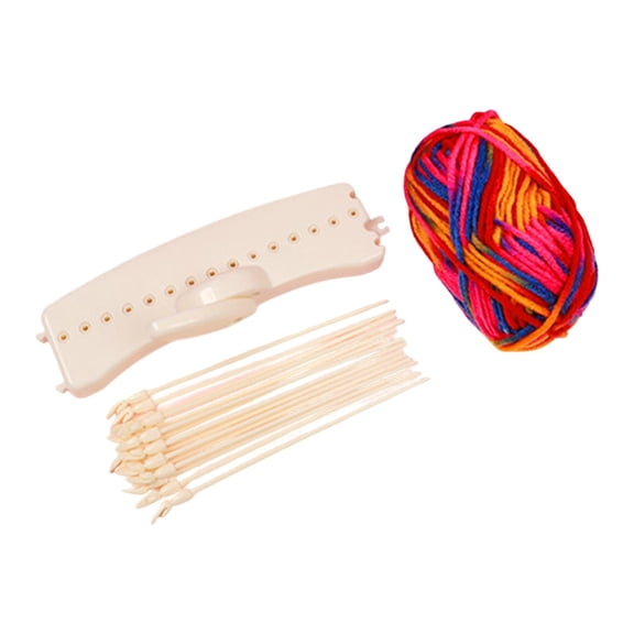 HILABEE Knitting Frame, Knitting Kit, Weaving Frame, Craft Kit, Handicraft Tool with Material for Scarf, Hat, Blanket, Gloves for Adults And Beginners