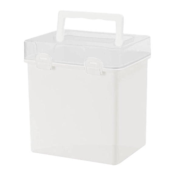 HILABEE Marker Case Clear Marker Carrying Case Marker Organizer Holder Marker Storage Box with Portable Handle And Waterproof PP Material Suitable for Home of 48 Colors