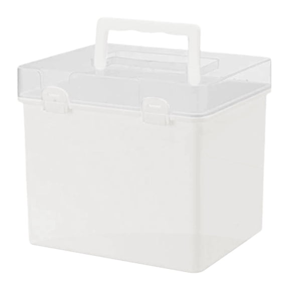 HILABEE Marker Case Clear Marker Carrying Case Marker Organizer Holder Marker Storage Box with Portable Handle And Waterproof PP Material Suitable for Home of 80 Colors