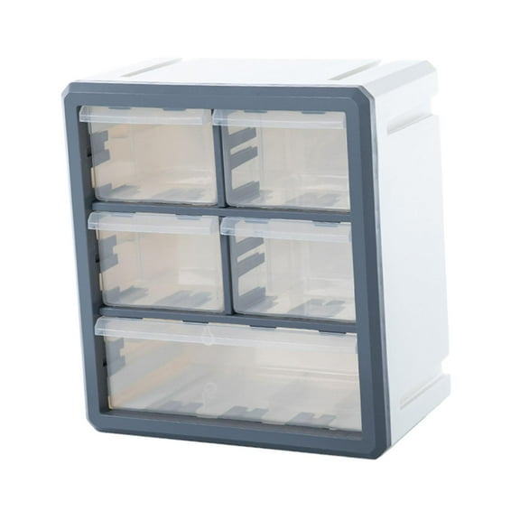 HILABEE Mini Drawer Organizer Organizer Drawer Box for Women Beads Organizer Box Storage Box for Office Supplies 5 Lattices