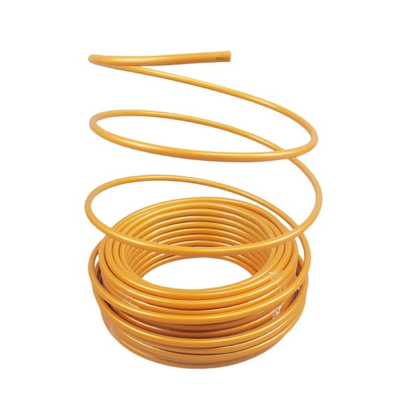 HILABEE PVC Modelling Tube Party Decor Tube Balloon Tube Decorative Prop Tube Multiuse for Wedding Ceremony Birthday Party Decoration Gold 5m