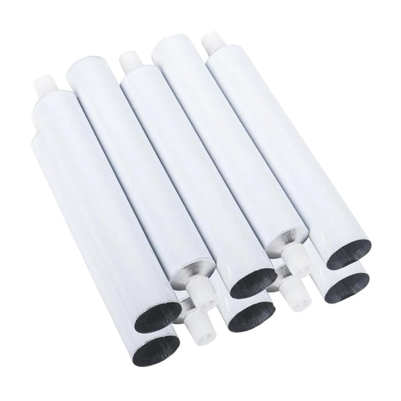 HILABEE Pack of 10 Empty Aluminum Paint Tubes, Packaging Sample Bottles, Portable for Artists, for Storing Watercolors, Pigments And Acrylic Paints