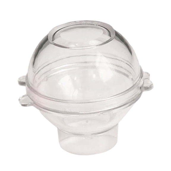 HILABEE Sphere Candle Model Round Ball Orbs Model Resin Arts Epoxy Resin Casting Candle Making for Wedding Crafting Concrete Jewelry Making Plaster , 9.4CMX8.2CM 7CM