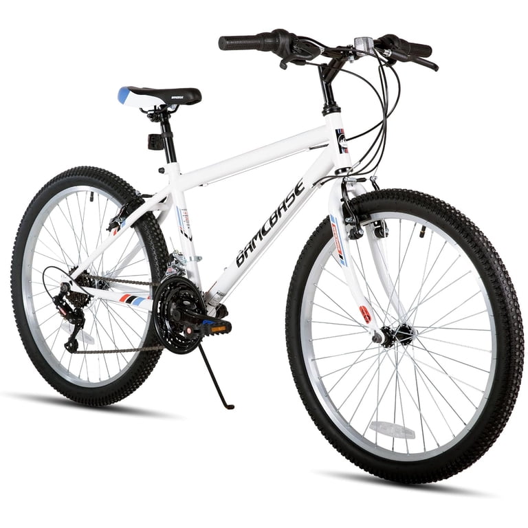 HILAND 24 inch Mountain Bike for Men Women, 18 Speeds High-Carbon