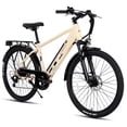 thumbnail image 1 of HILAND 26" Electric Bike for Adults with 500W Brushless Motor, 40Miles 20MPH Electric Mountain Bike with 36V 7.8AH Removable Battery UL2849,Beige, 1 of 7