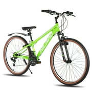HILAND 26 Inch Mountain Bike for Mens and Womens, 21 Speeds Mountain Bicycle, High-Tensile Steel Frame, V Brake, Hardtail MTB for Adults
