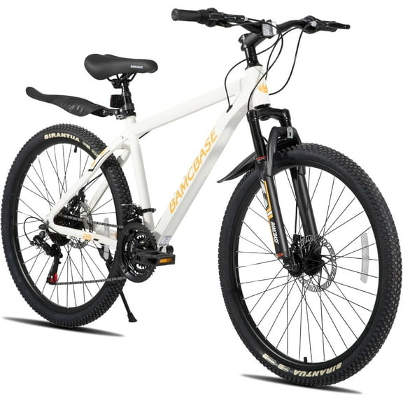 HILAND 27.5 Inch Mountain Bike, Mens and Womens Aluminum Frame MTB with 21 Speeds, Dis Brake, Hardtail Bicycle for Adults