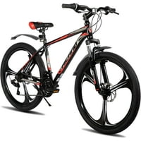 Hiland MTB 26 Inch Aluminum Frame 3 Spokes Mountain Bike with Disc-Brake, 18 Speeds Drivetrain