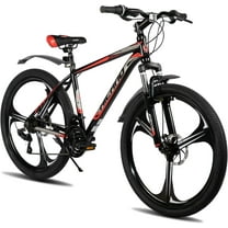 HILAND Mountain Bike, 3/6/Multi-Spokes, 18 Speeds Drivetrain, Aluminum Frame 26 Inch Wheels, Disc-Brake Bike for Men Women Men's MTB Bicycle