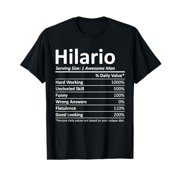 LILYDIYSHIRT HILARIO Nutrition Funny Birthday Personalized Name Gift Idea Tee